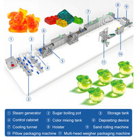 Machine de fabrication de bonbons gélifiés personnalisés ORME, fournisseur de ligne automatique de bonbons gélifiés