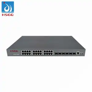 HSGQ-7830P Fiber optik anahtar 30 port L3 yönetilen 24*2.5GERJ45 Downlink bağlantı noktaları 6*10G SFP + Uplink bağlantı noktaları endüstriyel PoE anahtarı