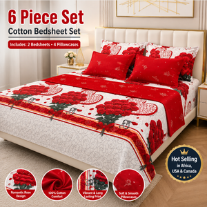 Großhandel Premium 6-teiliges Bettwäsche-Set Ensemble Draps De Lit En Gros Baumwolle 3-teilig 4 Bettbezüge 2 Bettlaken - Product Image 1