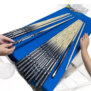 One Piece Maple Wood High Quality Durable Snooker Cue with Walnut Forearm and Wooden Shaft for Pool - Product Image 5