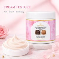 Crème éclaircissante à marque privée avec glutathion, arbutine et collagène pour femmes noires - Hydratant visage et correcteur de taches