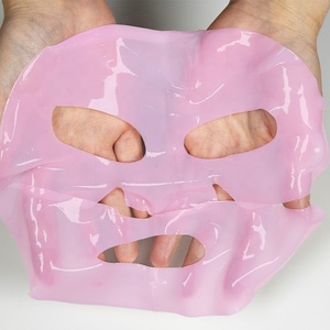 Peach Blossom cellulose Vegan Hữu Cơ Hydrogel Mặt Nạ Hồng Collagen Gel qua đêm chăm sóc da cho chăm sóc da vẻ đẹp Sản phẩm OEM - Product Image 1