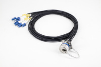 D38999 Standard Broadcast Harsh Environment Use IP67 J599 12cores Plug and Socket Patch Cord