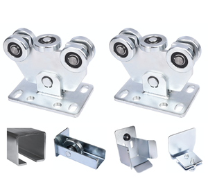 60X60 70X70 80X80 Gegalvaniseerd Zware Schuifdeur Cantilever Gate Rollen Gate Wiel Gate Trolley - Product Image 2