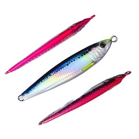 Yousya fabrication directement vente Durable 60g 80g gabarit en métal simuler poisson leurre artificiel motif Laser eau salée