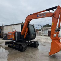 Excavatrice utilisée originale japonaise de HITACHI ZX70-5A l'excavatrice utilisée originale d'excavatrice de HITACHI d'excavatrice utilisée par 7t