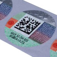 Kustom tren baru stiker laser holografik antipemalsuan label untuk produk kelas atas