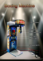 Machine de jeu d'arcade de boxe d'échange de billets électroniques ultime pour la boxe à pièces pour divertissement de sports d'intérieur