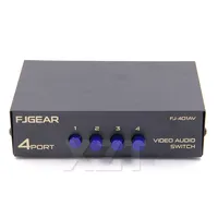 Yeni 2/4/8 2 port 1x4 8 giriş portları AV RCA Ses Video Ayırıcı Seçici STB TV DVD Oynatıcı XBOX PS2 için