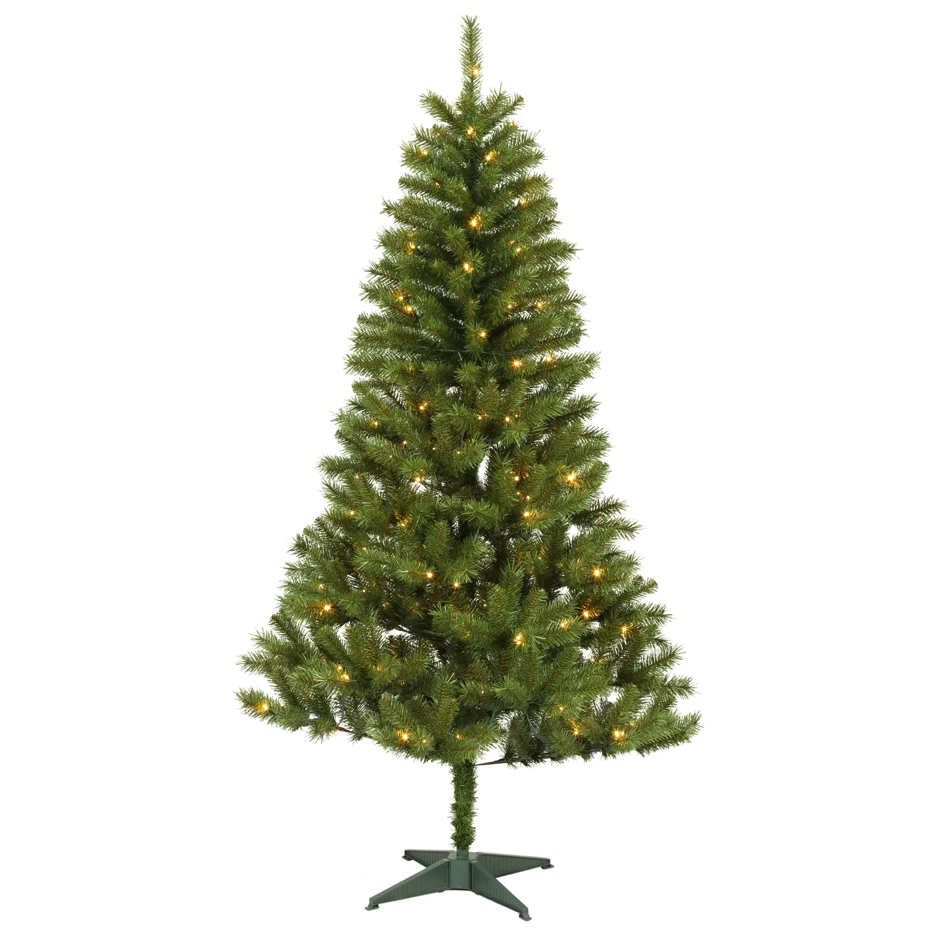Hot sale 210cm PVC Plastic Artificial fiber Optic Christmas Tree