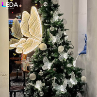 LEDA Party Requisiten LED Glowing Butterfly Weihnachts dekoration Schmetterlinge Wings Light für Hochzeits veranstaltungen