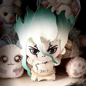 Muñeco de Peluche de <span class=keywords><strong>Anime</strong></span> <span class=keywords><strong>Dr</strong></span>.<span class=keywords><strong>STONE</strong></span>, Mini Peluche de Senku Nanami Ryusui, Colgante de Mascota de Manga Suave, Compatible con Tamaño Personalizado para Venta al por Mayor - Product Image 5