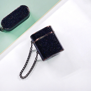 เคส AirPods แบบกลิตเตอร์ทรงกระบอก, TPU+PU ป้องกันรอยขีดข่วน พร้อมสายคล้อง - Product Image 4