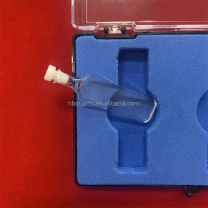 Cuvette de Quartzo 0,35ml Comprimento de Caminho de 1mm Célula de Vidro Óptico de Quartzo com Tampa de PTFE - Product Image 4