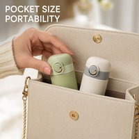 Bouteille d'eau isotherme en acier inoxydable 316 à double paroi 280 ml 500 ml, mini-gobelet de poche avec paille, vente en gros directe usine