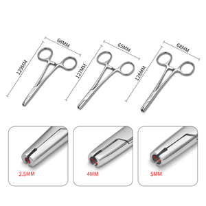 Kit <span class=keywords><strong>de</strong></span> Herramientas <span class=keywords><strong>de</strong></span> Acero Inoxidable para Piercings, Herramienta <span class=keywords><strong>de</strong></span> Bloqueo para Oreja, Lengua, Labret, <span class=keywords><strong>Ombligo</strong></span>, Nariz, Labio, Joyería Corporal, Pinza para Agujas - Product Image 2