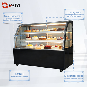 Vitrine réfrigérée pour gâteaux, comptoir de présentation pour <span class=keywords><strong>pâtisserie</strong></span> - Product Image 5