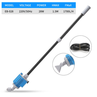 Aspiradora Limpiadora de Grava para Acuarios, Herramienta para Limpieza de Agua de Acuario, 20W 28W