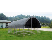 Fournisseurs chinois de tentes d'abri pour animaux en tissu PVC avec structure métallique pour bétail/vaches/poulets/chevaux/chèvres - Taille et couleur personnalisables