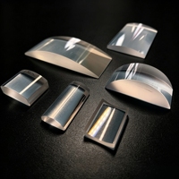 Lentille Cylindrique Optique en Verre BK7, Plano-Convexe, Plano-Concave, Revêtement AR, Façonnage de Faisceau Laser, Personnalisé OEM ODM, 1/2 Lambda D2-50mm