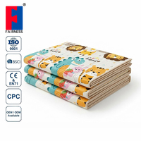 Tapis de jeu pour bébé 2026 grand format en XPE, pliable, imperméable, non toxique, tapis de sol pour ramper, tapis d'activités pour tout-petits, 2 cm, pique-nique, CPC CE