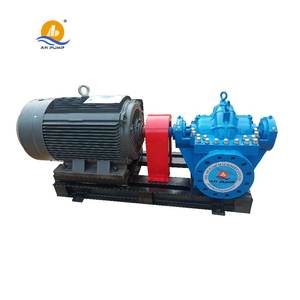 Pompe centrifuge horizontale monophasée à double aspiration résistante à la corrosion avec support OEM, pompe d'irrigation à carter divisé pour liquides réfrigérés - Product Image 3