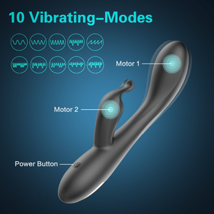 Fabriek Groothandel Rustige Konijn Clit Vibrator Adult Zintuiglijke Speelgoed Sex Voor Vrouwen, Krachtige Persoonlijke Wand Massager - Product Image 3