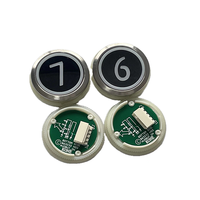 Pièces détachées pour ascenseur KONE Bouton poussoir d'ascenseur noir Boutons d'ascenseur KDS300 KDS50