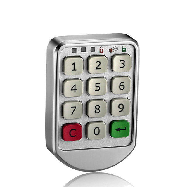 Metal Case Electronic Combination Public Model Smart Digital Keyless Password Pin Code Changeable Keypad Cabinet Lock