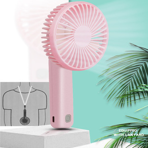 Mini Ventilador de Mano Recargable de 500mAh-800mAh, Ventilador Eléctrico Portátil con 3 Velocidades para Uso en Exteriores - Product Image 3
