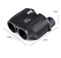 Mini Telescopio Porro 10x25 Compacto de Alta Definición con Alcance de 120m para Adultos, Caza, Viajes y Observación de Paisajes