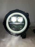 Phare LED à 4 lentilles avec DRL blanc, clignotant ambre et halo pour Jeep Wrangler JL JLU Gladiator – Phare LED Plug & Play