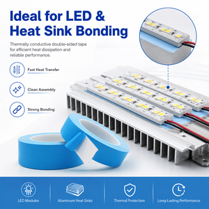 <span class=keywords><strong>Cinta</strong></span> Adhesiva Térmicamente Conductiva <span class=keywords><strong>de</strong></span> Doble Cara para Refrigeración <span class=keywords><strong>de</strong></span> Tiras LED - Product Image 2
