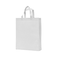 Logo personnalisé couleur unie sac non-tissé magasin de plein air sacs à provisions acceptent la conception poignée sac non-tissé