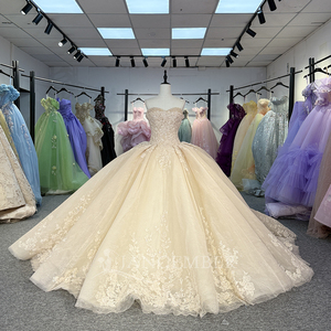 Jancember 1339 Elegant Pearls Sweetheart Strapless Evening 15 Girls Anos Vestidos - Product Image 1