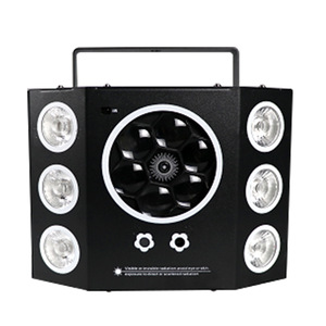 Projecteur de scène LED Bee-eye RGB 5-en-1 avec programmes automatiques, IP65, en ABS, pour discothèque, karaoké et soirées - Product Image 1