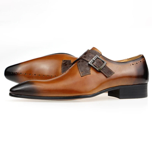 Scarpe da Uomo con Punta Affusolata <span class=keywords><strong>e</strong></span> Lacci, Eleganti per Ufficio <span class=keywords><strong>e</strong></span> Feste, Resistenti all'Usura <span class=keywords><strong>e</strong></span> Assorbenti gli Urti, Fatte a Mano con Amore - Product Image 6