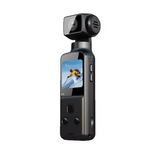 5K WiFi Pocket Action <b>Camera</b> 270 Rotatable Lens External Microphone 1.33 Inch Screen Waterproof Case Face Tracking <b>Mini</b> Vlog Cam - Product Image 2