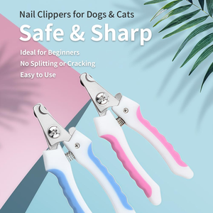 Cortauñas Profesional para Perros y Gatos, con Logotipo Personalizado, de Acero Inoxidable, con Lima de Uñas de Plástico para Baño - Product Image 2