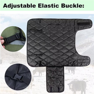 Calf Coat Military Green Waterproof Windproof Vest For Baby Calf <b>Warm</b> <b>Blanket</b> Insulated Polyester Material - Product Image 4