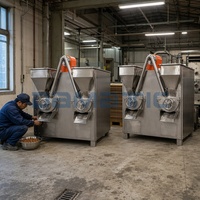 Machine de torréfaction et de séchage industrielle et commerciale automatique en acier inoxydable, à tambour rotatif, 1000 kg/h, 95 kW, pour céréales et graines