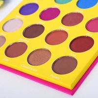 Palette de Fards à Paupières Personnalisée 16 Couleurs Maquillage Marque Blanche Haute Pigmentation Pailleté Mat