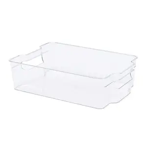 Plastik organizatör mutfak buzdolabı buzdolabı kutuları konteynerler yumurta sepetleri kutusu 4 parça Set temizle Bin saklama kabı