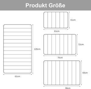 เสื่อผ้าขนแกะปะการังแบบเรียบง่ายเสื่อห้องน้ำโฟมโพลีเอสเตอร์กันลื่นดูดซับน้ำแบบหนา - Product Image 2