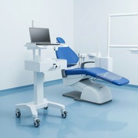 Carrito de Almacenamiento para Escáner Dental, Carrito Auxiliar con Ruedas, Carrito Médico Dental Portátil, Carrito para Clínica Dental, Instrumento de Belleza