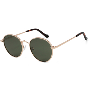 Unisex Rectangle Full Rim <b>Sunglasses</b> Gold Frame Green Lenses % UV Protection Elegant Casual Style Outdoor Activities - Product Image 6
