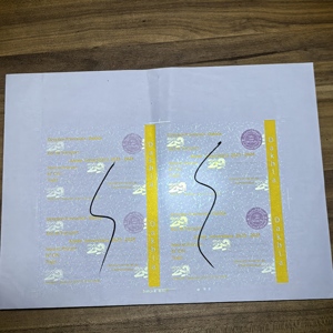 Chất lượng cao Watermark Micro văn bản UV vô hình chống hàng giả giấy chứng nhận cho xe ô tô hoặc xe của J - Product Image 4