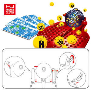<span class=keywords><strong>Prix</strong></span> d'usine Jeux de société pour enfants d'intérieur, jeux de fête, jeux préscolaires, Jouet, Jeu de bingo et de loterie avec 90 numéros et 48 cartes, Kit de loisirs créatifs pour enfants - Product Image 4