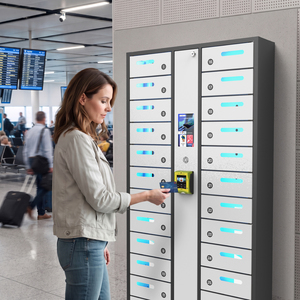 Borne de recharge sur pied à paiement par carte, compatible avec les paiements sans espèces flexibles (Carte de crédit, G-Pay, Apple Pay, <span class=keywords><strong>PayPal</strong></span>) - Product Image 1