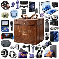 Coffret électronique mystère 2 pièces avec montre connectée, téléphone 5G, écouteurs, caméra, humidificateur, pistolet de massage, surprise aléatoire